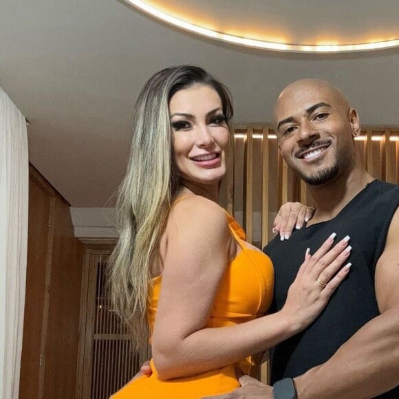 Andressa Urach e Lucas Ferraz se conheceram nas gravações de um pornô