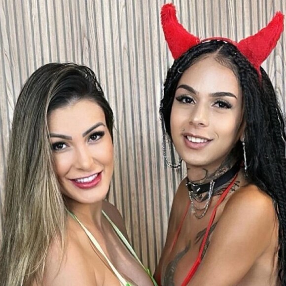 Andressa Urach já gravou pornô com mulheres trans anteriormente