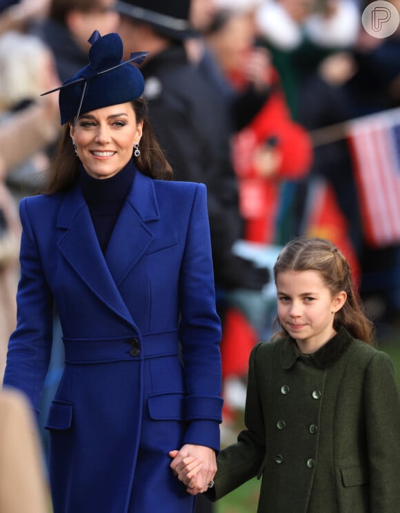 Filha de Kate Middleton, a Princesa Charlotte tem 8 anos e tem um irmão mais velho, George, e um mais novo, Louis