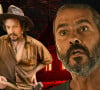 Na novela 'Renascer', José Inocêncio (Marcos Palmeira) tocará no nome de Venâncio (Fabio Lago) e ficará irritado sobre o assunto.