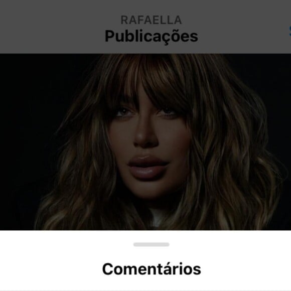 Rafaella Santos, irmã de Neymar, ganhou um emoji de coração de Kimberly em sua mais recente publicação no Instagram