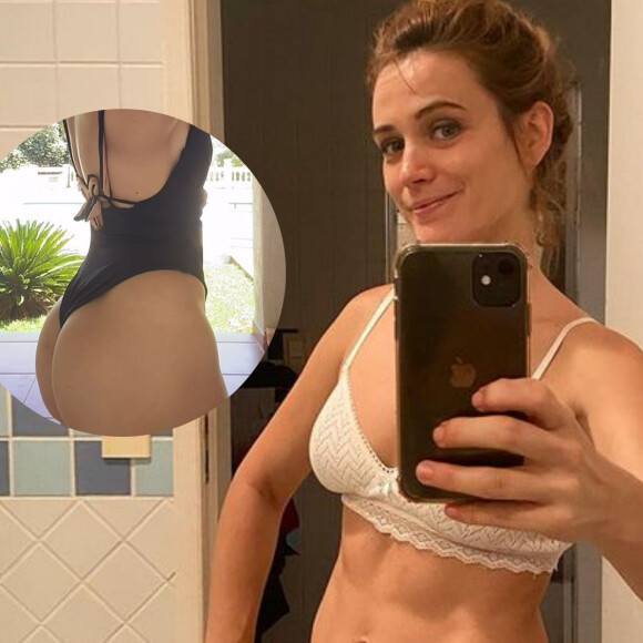Bianca Bin exibiu o corpo durinho durante um treino em casa