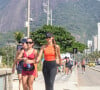 Patricia Poeta e a nora, Juliana Melo, aproveitaram a manhã de sol no Rio de Janeiro em 6 de abril de 2024