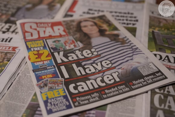 Kate Middleton anunciou que está em tratamento contra um câncer no dia 22 de março