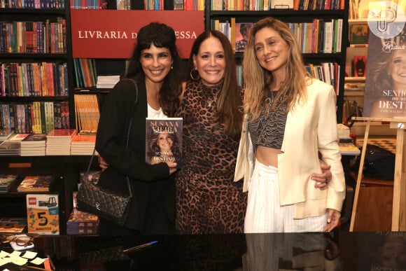 Susana Vieira foi prestigiada por Maria Ribeiro ao lançar o livro 'Senhora do Meu Destino' em 7 de maio de 2024