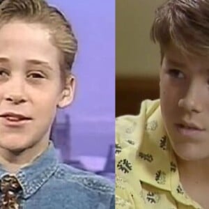 No começo dos anos 90, esses dois meninos começavam na TV e hoje são dois astros de Hollywood