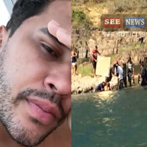 Meu Deus! Carlinhos Maia pula no Rio São Francisco, quase se afoga e marido chora de desespero; web lembra morte de Domingos Montagner