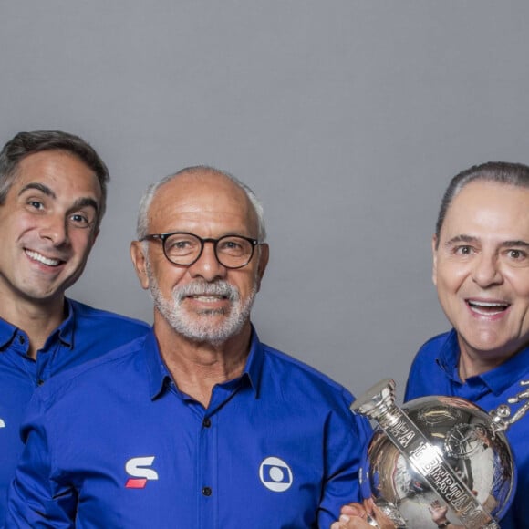 A Globo tem em sua equipe de transmissão nomes como Luis Roberto e Junior, ex-craque do Flamengo