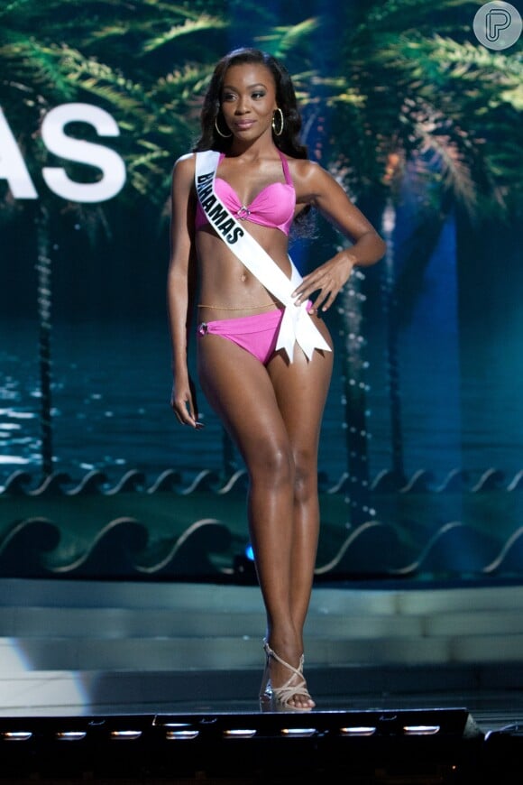 Miss Tomii Culmer é a representante de Bahamas