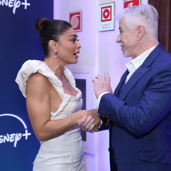 Juliana Paes encontra Miguel Falabella em evento do Star+