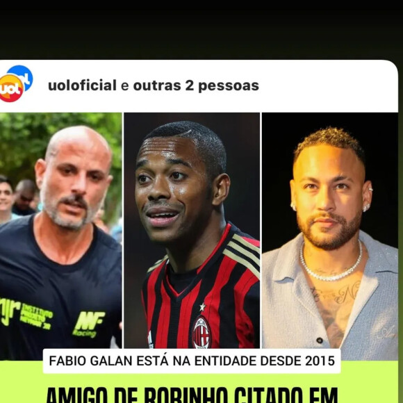 Luana Piovani ataca Neymar após descobrir que amigo de Robinho, citado em processo de estupro, é funcionário do jogador: 'Corja de bandidos'