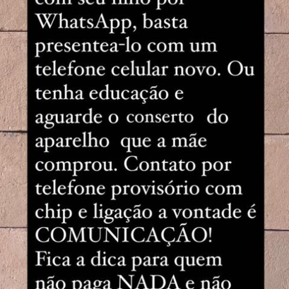 Mesmo sem citar nomes, Ana Hickmann detonou o ex-marido em sua rede social