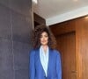 De terno azul, Juliana Paes é elogiada na web: 'Igual uma empresária! Lindíssima'