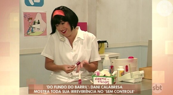 Dani Calabresa atuou no humorístico 'Sem Controle' em 2007 no SBT