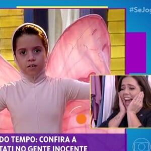 Tati Machado participou do corpo de ballet do 'Gente Inocente' nos anos 2000