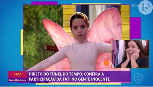 Tati Machado participou do corpo de ballet do 'Gente Inocente' nos anos 2000