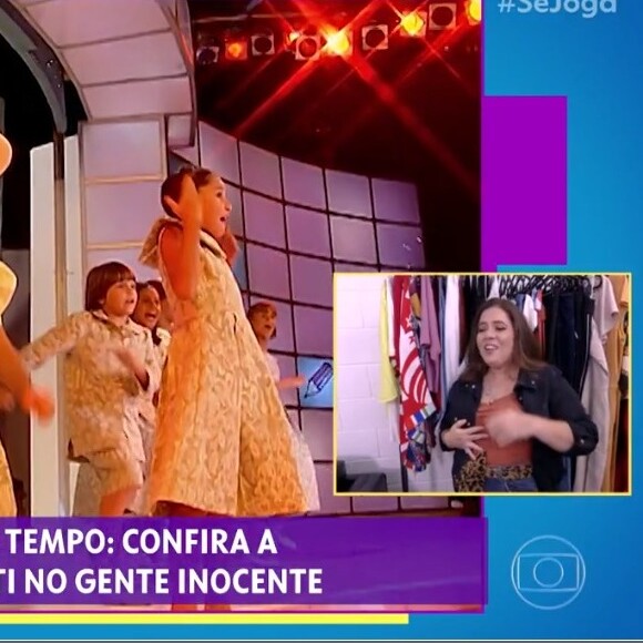 Tati Machado se emocionou ao ver suas imagens na infância