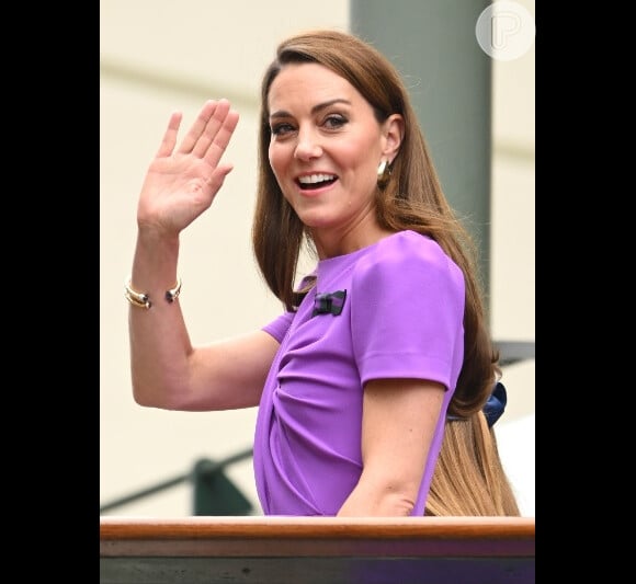 Kate Middleton fez apenas sua segunda aparição no ano ao prestigiar a final do torneio de Wimbledon em julho de 2024