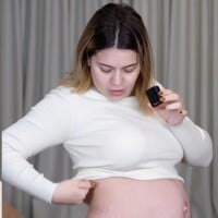 'Olheira muito funda, espinhas, estrias': grávida de 6 meses, Viih Tube detalha mudanças no corpo em sua segunda gestação