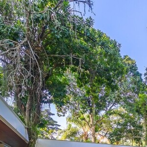  De acordo com o site da imobiliária, a residência, chamada Casa Tenda, tem 1.250 metros quadrados, sete quartos e vaga para dez carros.