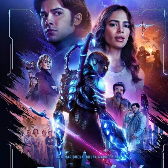 Bruna Marquezine e Xolo Maridueña fizeram juntos o filme 'Besouro Azul'