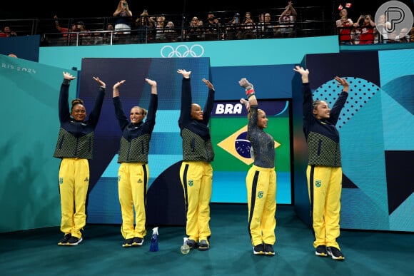 O Brasil esteve presente na final por equipes fekinina nas Olimpíadas de Paris 2024