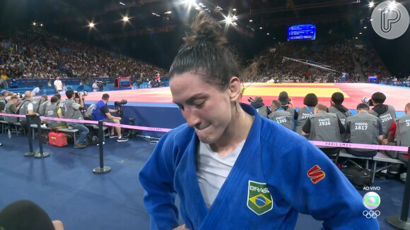 Judoca Mayra Aguiar lamentou sua derrota logo na estreia nas Olimpíadas de Paris 2024