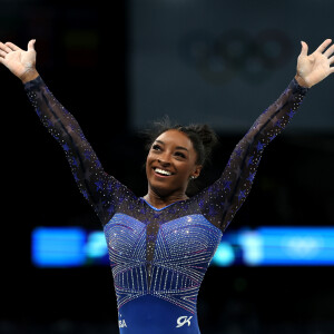 Simone Biles vestiu collant com mais de 5 mil cristais Swarovski bordados