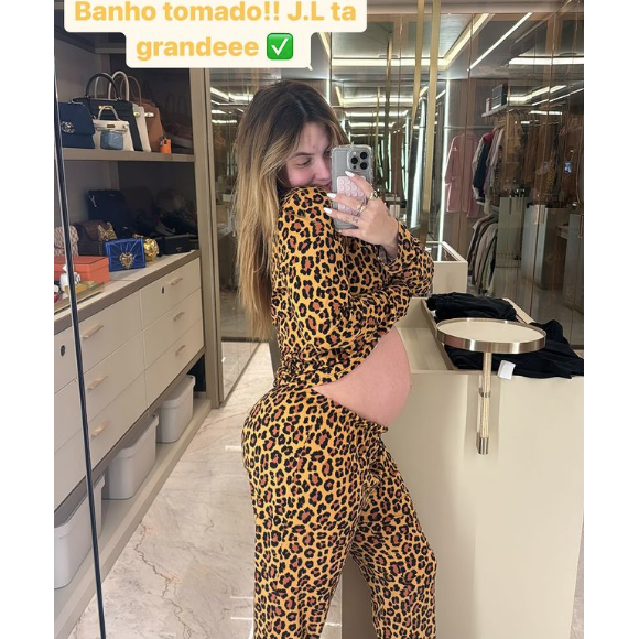 Virgínia Fonseca tem impressionado seus seguidores com o tamanho de sua barriga na gravidez
