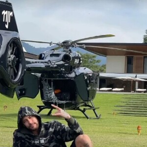 O helicóptero de Neymar está avaliado em R$ 50 milhões