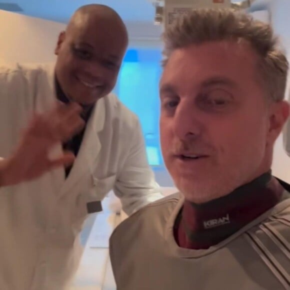 Luciano Huck foi ao hospital após gravação na TV Globo