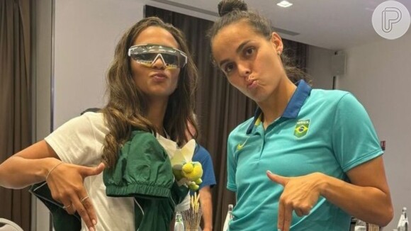 Rayssa Leal é o 'amuleto da sorte' de Gabi Portilho nas Olimpíadas de Paris 2024