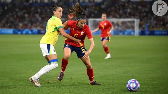 Gabi Portilho marcou um dos quatro gols do Brasil contra a Espanha na semifinal das Olimpíadas de Paris 2024