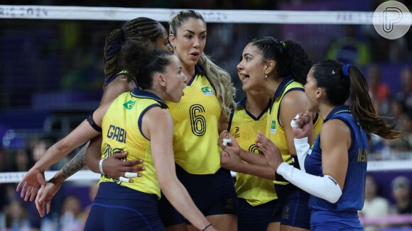 A seleção feminina de vôlei perdeu para os Estados Unidos na semifinal das Olimpíadas de Paris 2024