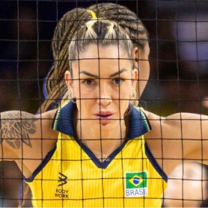 Thaísa Daher é titular da seleção feminina de vôlei nas Olimpíadas de Paris 2024