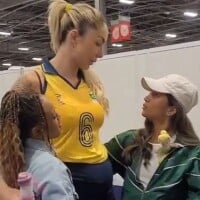 'Parece cena de Avatar': diferença de altura entre Thaísa, do vôlei, Rayssa Leal e Rebeca Andrade vira assunto em foto