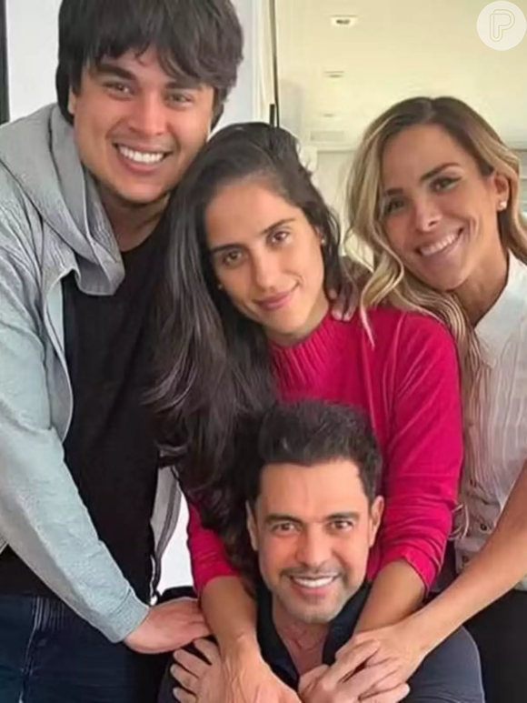 Zezé Di Camargo já é pai de Wanessa, de 41 anos, Camilla, de 38, e Igor, de 29