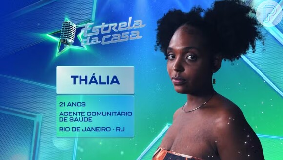 Thália tem 21 anos e vai substituir Muse em 'Estrela da Casa'