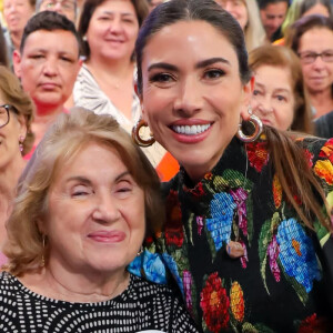 Sarita Abravanel esteve em algumas gravações do 'Programa Silvio Santos', em 2023, comandado por Patrícia Abravanel, e disse que a sobrinha era uma querida.