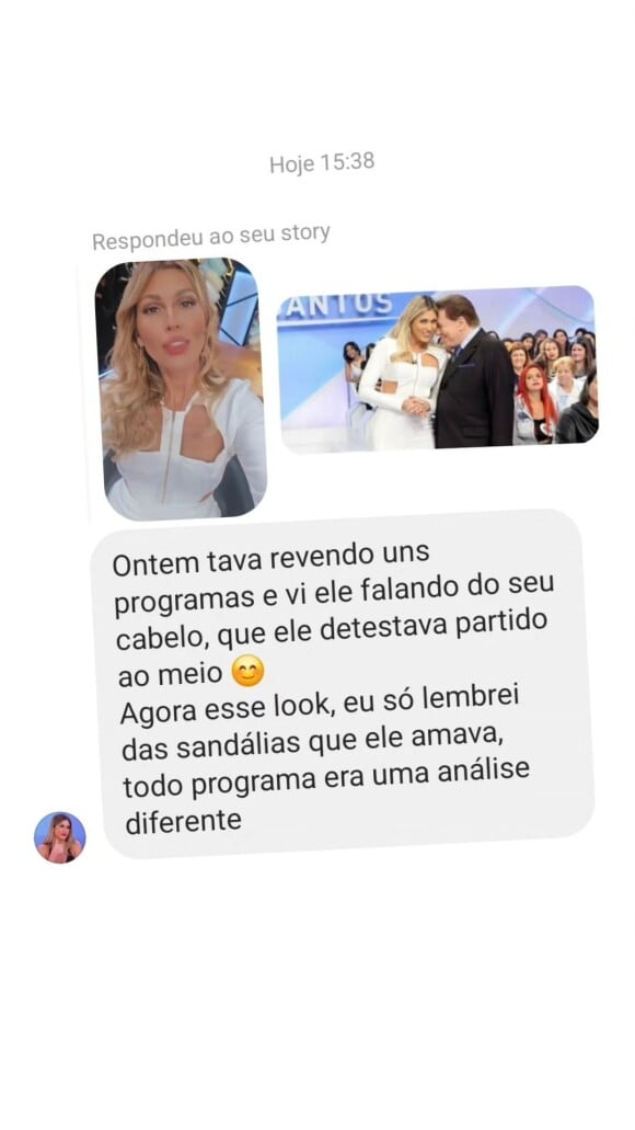 Fãs também relembraram que Silvio Santos era um admirados das sandálias e dos pés de Lívia Andrade