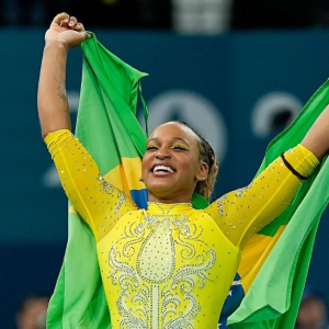 A ginasta Rebeca Andrade passou por muitos desafios para chegar onde está, hoje.