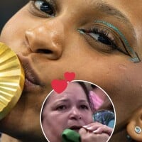 'Não ia me deixar...': Rebeca Andrade diz como a relação com a mãe, Dona Rosa, a ajudou de jeito surpreendente em Paris 2024