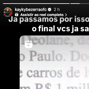 Filho de Deolane Bezerra ainda compartilhou um vídeo da própria, de 2022, quando ela recuperou um carro apreendido pela polícia. Na legenda, ele disse que já passaram por isso uma vez