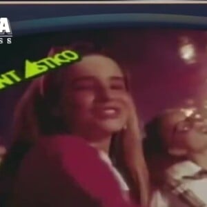 Danielle Winits foi uma das jovens que participou do clipe de 'Turma da Xuxa'