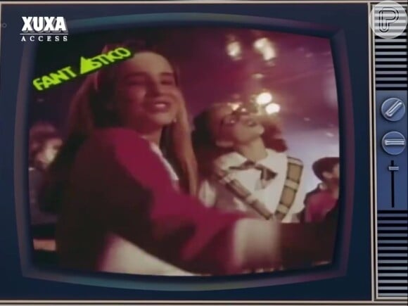 Danielle Winits foi uma das jovens que participou do clipe de 'Turma da Xuxa'