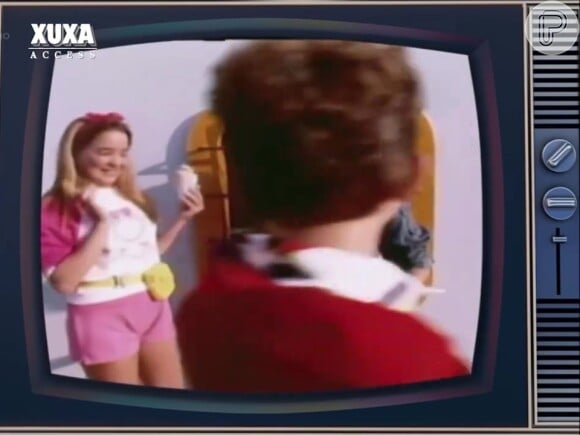 Danielle Winits tinha 13 anos quando participou do clipe de Xuxa