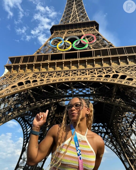 Rebeca Andrade é a atual campeã olímpica de solo e maior medalhista olímpica do Brasil