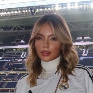 Agora mulher de Endrick, Gabriely Miranda acompanhou o jogador em partida do Real Madrid contra o Stuggart pela Champions League