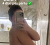 Virgínia Fonseca, em menos de 10 dias, perdeu quase todo o volume de sua barriga