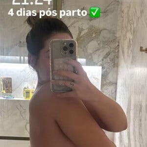 Virgínia Fonseca, em menos de 10 dias, perdeu quase todo o volume de sua barriga